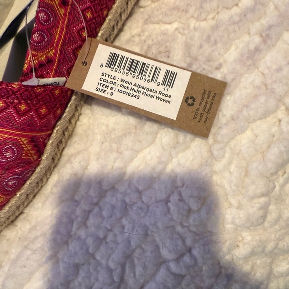 Tom’s Apargata Rope Size 9 NWT - Picture 6 of 6